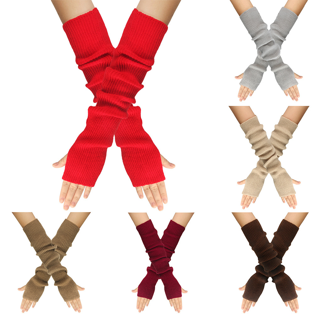 Thermal Long John - Осенние и зимние вязаные перчатки для
